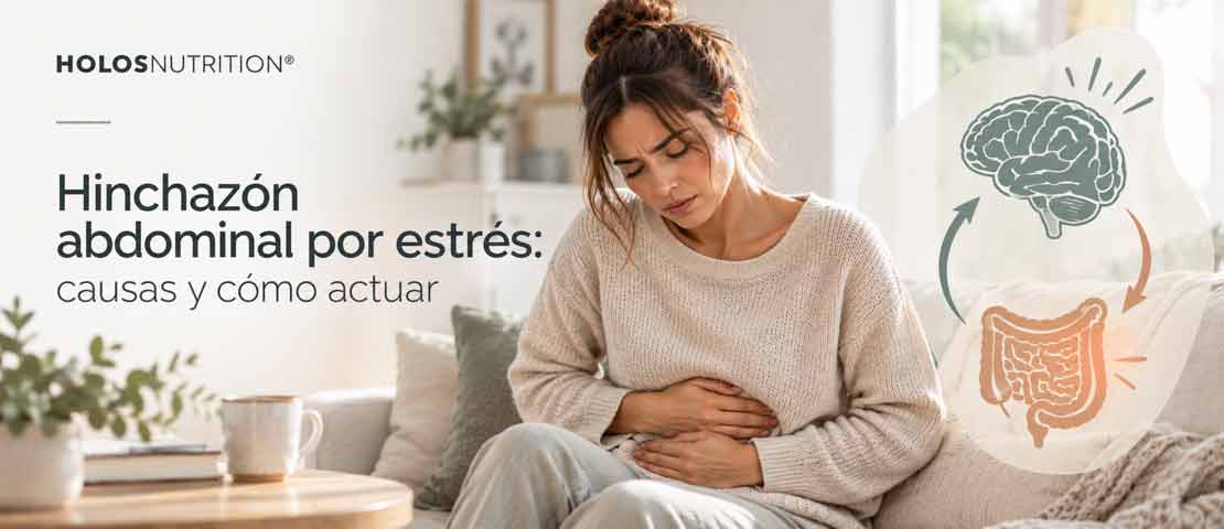 Hinchazón abdominal por estrés