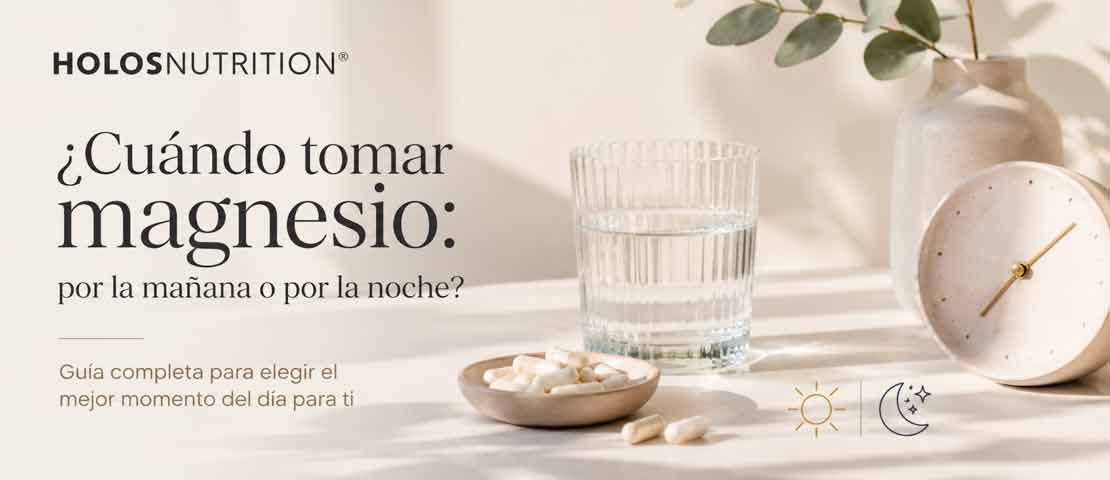 ¿Cuándo tomar magnesio? ¿Por la mañana o por la noche?