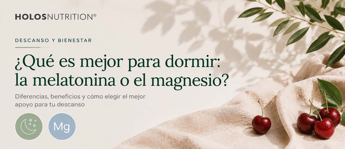 ¿Melatonina o magnesio para dormir? Holos Nutrition te aclara las dudas