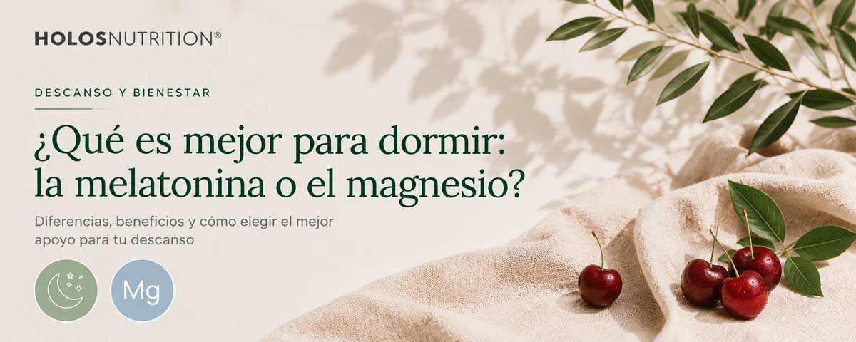 ¿Melatonina o magnesio para dormir? Holos Nutrition te aclara las dudas